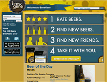 Tablet Screenshot of brewgene.com